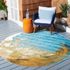 Safavieh Barbados BAR510 Blue / Gold Area Rug