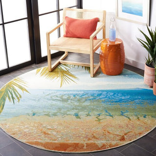 Safavieh Barbados BAR515 Gold / Blue Area Rug