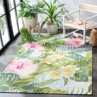 Safavieh Barbados BAR516 Green / Pink Area Rug