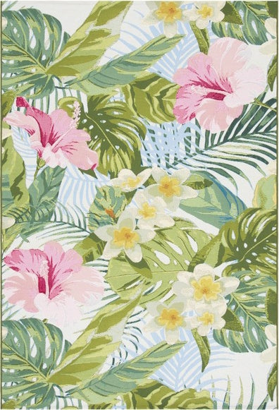 Safavieh Barbados BAR516 Green / Pink Area Rug