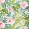 Safavieh Barbados BAR516 Green / Pink Area Rug