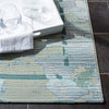 Safavieh Barbados BAR535 Teal / White Area Rug