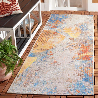 Safavieh Barbados BAR536 Blue / Rust Area Rug