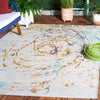 Safavieh Barbados BAR538 Light Blue / Yellow Rust Area Rug