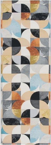 Safavieh Barbados BAR539 Ivory Black / Blue Rust Area Rug