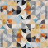 Safavieh Barbados BAR539 Ivory Black / Blue Rust Area Rug