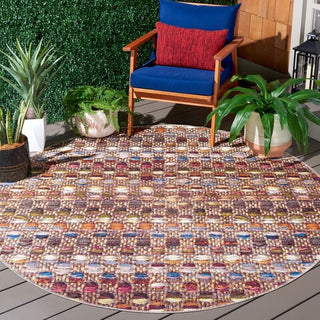 Safavieh Barbados BAR546 Purple / Green Rust Area Rug