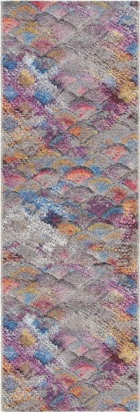 Safavieh Barbados BAR547 Grey Purple / Blue Gold Area Rug