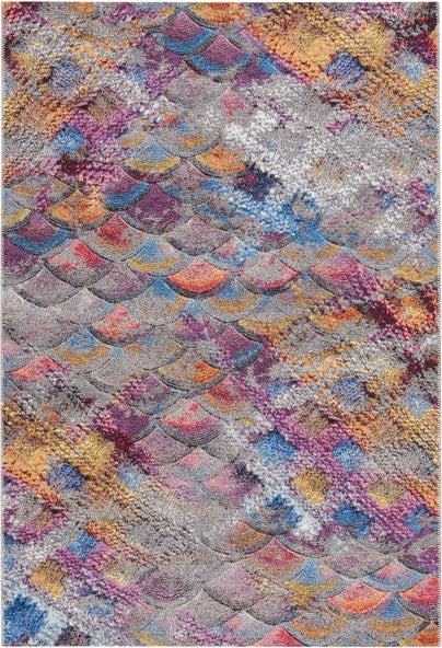 Safavieh Barbados BAR547 Grey Purple / Blue Gold Area Rug