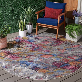 Safavieh Barbados BAR547 Grey Purple / Blue Gold Area Rug