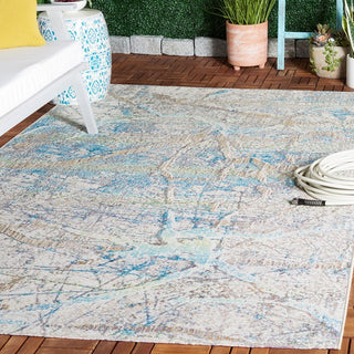 Safavieh Barbados BAR548 Ivory Blue / Green Area Rug