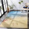 Safavieh Barbados BAR550 Gold / Blue Area Rug