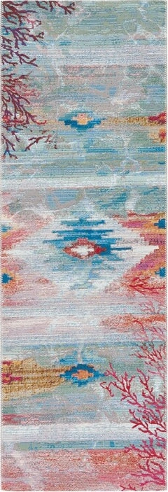 Safavieh Barbados BAR554 Light Blue / Pink Area Rug