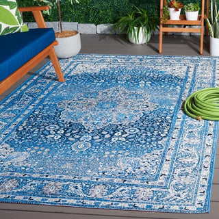 Safavieh Barbados BAR558 Blue / Ivory Area Rug