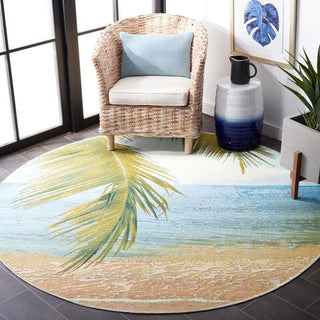 Safavieh Barbados BAR560 Gold / Blue Area Rug