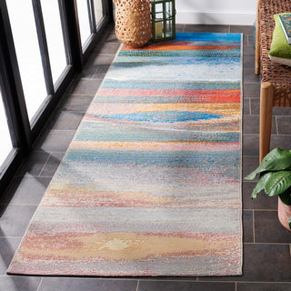 Safavieh Barbados BAR585 Light Blue / Pink Area Rug