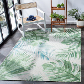 Safavieh Barbados BAR590 Green / Teal Area Rug