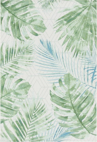 Safavieh Barbados BAR590 Green / Teal Area Rug