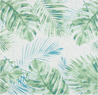 Safavieh Barbados BAR590 Green / Teal Area Rug