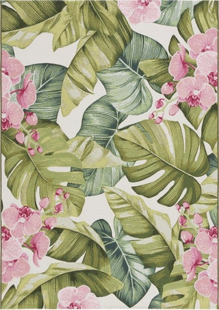 Safavieh Barbados BAR596 Green / Pink Area Rug