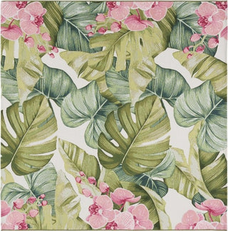 Safavieh Barbados BAR596 Green / Pink Area Rug