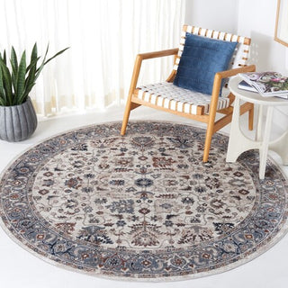 Safavieh Bayside BAY100 Grey / Blue Machine Washable Area Rug