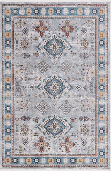 Safavieh Bayside BAY106 Light Grey / Blue Machine Washable Area Rug