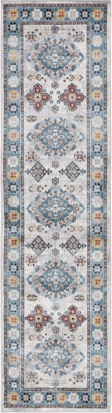 Safavieh Bayside BAY106 Grey / Blue Machine Washable Area Rug