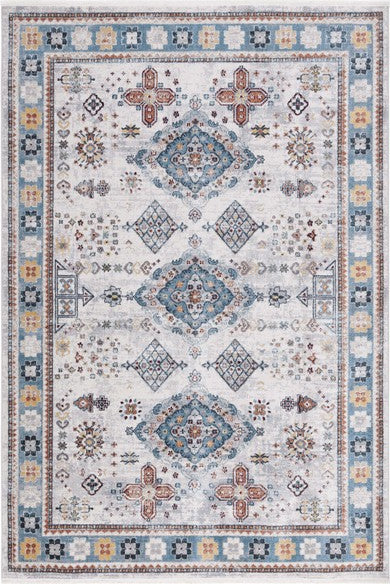 Safavieh Bayside BAY106 Grey / Blue Machine Washable Area Rug