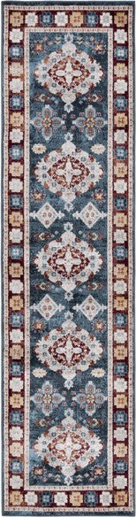 Safavieh Bayside BAY106 Blue / Red Machine Washable Area Rug