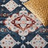 Safavieh Bayside BAY106 Blue / Red Machine Washable Area Rug