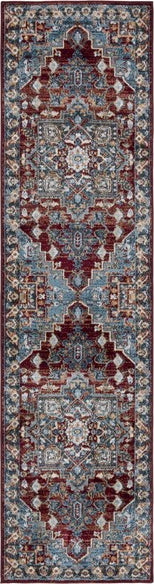 Safavieh Bayside BAY108 Blue / Red Machine Washable Area Rug