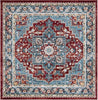 Safavieh Bayside BAY108 Blue / Red Machine Washable Area Rug