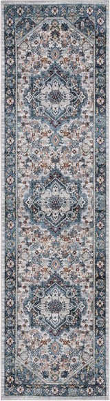 Safavieh Bayside BAY110 Blue / Grey Machine Washable Area Rug