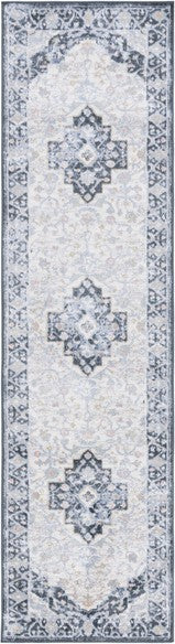 Safavieh Bayside BAY114 Blue / Ivory Machine Washable Area Rug