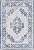 Safavieh Bayside BAY114 Blue / Ivory Machine Washable Area Rug