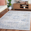 Safavieh Bayside BAY116 Grey / Blue Machine Washable Area Rug