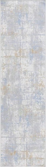 Safavieh Bayside BAY122 Grey / Ivory Blue Machine Washable Area Rug