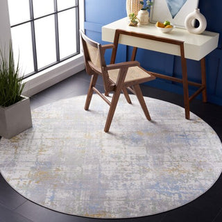 Safavieh Bayside BAY122 Grey / Ivory Blue Machine Washable Area Rug