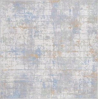 Safavieh Bayside BAY122 Grey / Ivory Blue Machine Washable Area Rug