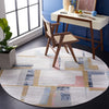 Safavieh Bayside BAY126 Ivory / Blue Rust Machine Washable Area Rug