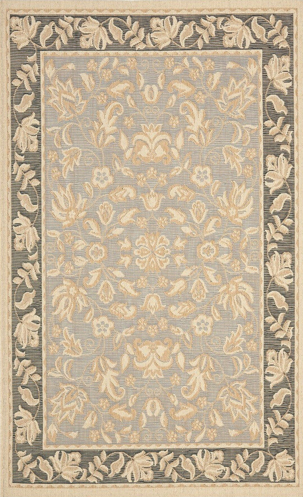 Safavieh Beach House BCH8016 Light Blue / Espresso Area Rug