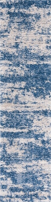 Safavieh Berber Shag BER219B Beige / Blue Area Rug Runner