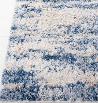 Safavieh Berber Shag BER219B Beige / Blue Area Rug Detail