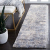 Safavieh Berber Shag BER274B Ivory / Blue Area Rug Room Scene Feature