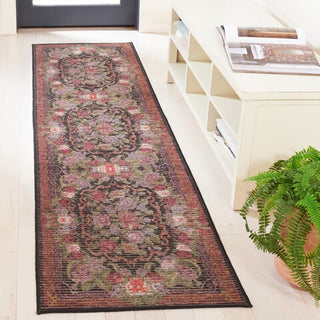 Safavieh Besarabian BES220 Black / Sage Rust Machine Washable Area Rug