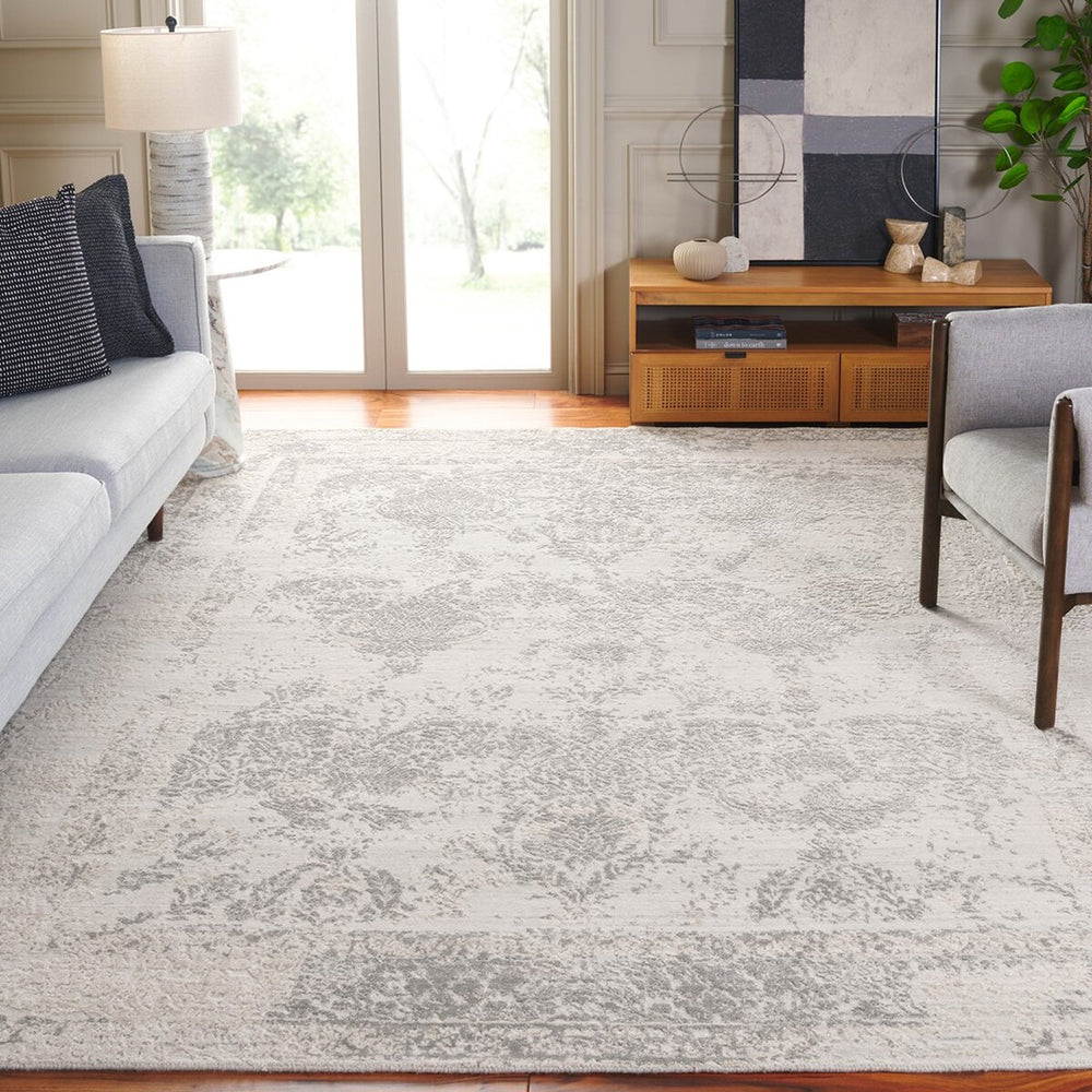 Safavieh Bedford BFD102Y Beige / Light Green Area Rug Room Scene Feature