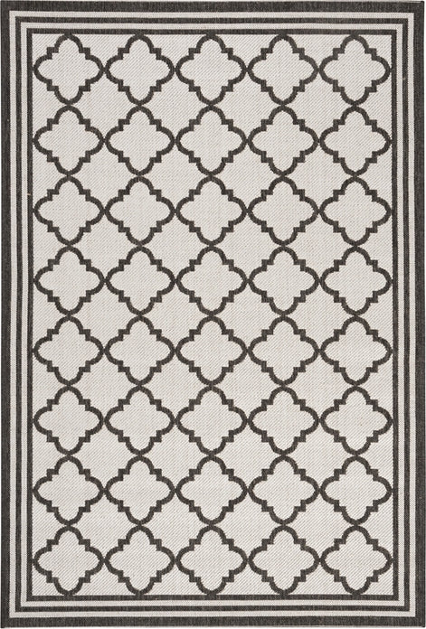 Safavieh Beach House BHS121 Light Grey / Charcoal Area Rug