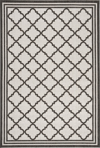 Safavieh Beach House BHS121 Light Grey / Charcoal Area Rug