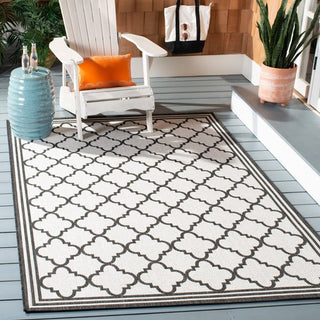 Safavieh Beach House BHS121 Light Grey / Charcoal Area Rug